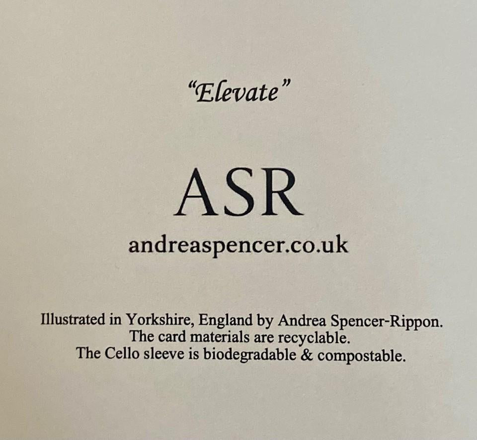 Ballet Card: Hand-Illustrated A6 Blank Card "Elevate"