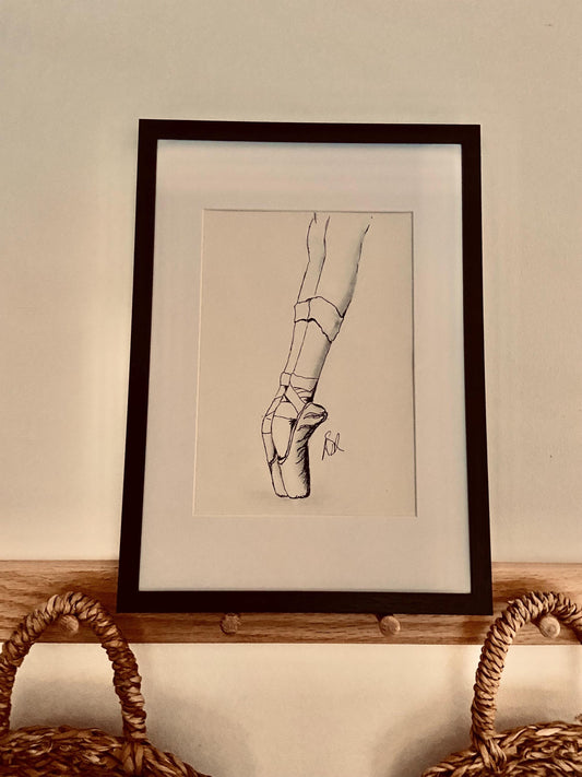 Ballet Illustration A5 - Hand Illustrated Art Print